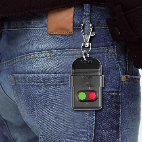 8 Dip Switch 330Mhz Smart Copy Remote Control Fixed Code 2 CH Duplicator for Gate Garage Door OpeneAs Shown 1