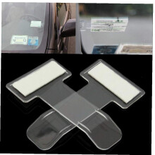 2 Pcs/Set Plastic Car Windshield Ticket Clip Universal Fit Parking Pass Clip Car Window Ticket Holder 2 Pack