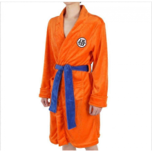 Men's Flannel Robe Bathrobe Pajamas Cosplay Winter Warm Seamless Cartoon Couple SleepwearWukong BathrobeS