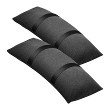 Outdoor Arched Shape Sand Weight Bags For Umbrella Stands, Fillable 600D Fabric, Weatherproof Sunproof, 2-Pack