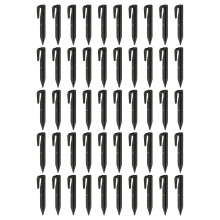 Ground Pegs 50-Pack for Boundary Wire Compatible With Honda Miimo Robot Lawn Mower Plastic Black