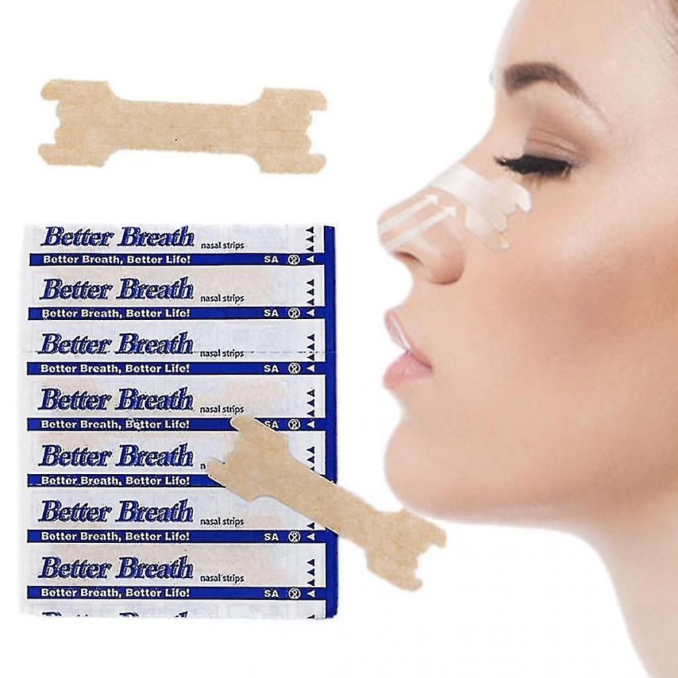 100 Pcs Breath Breath Nose Plaster Against Snoring Nose Strips Snoring Stopper