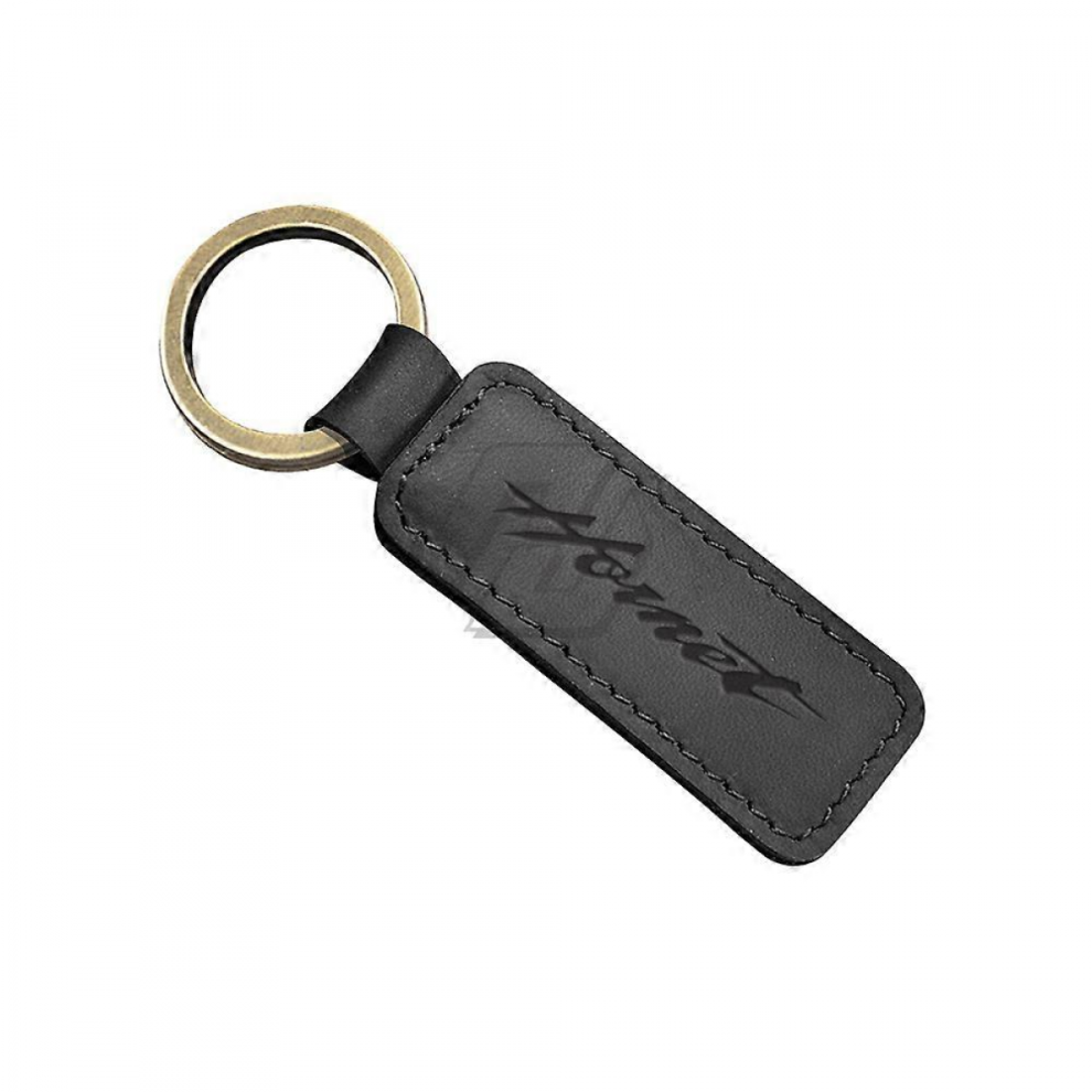Motorcycle Keychain Cowhide Key Ring Fits For Honda Hornet Key Cb1000r Cb250f Cb600f Cb900 Etcblack 7057162207726