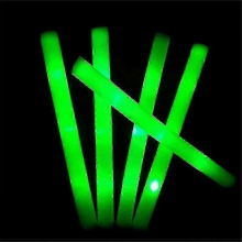 60pcs RGB LED Glow Foam Sticks for Party, Dark Light Glow in the Dark i60pcs Green
