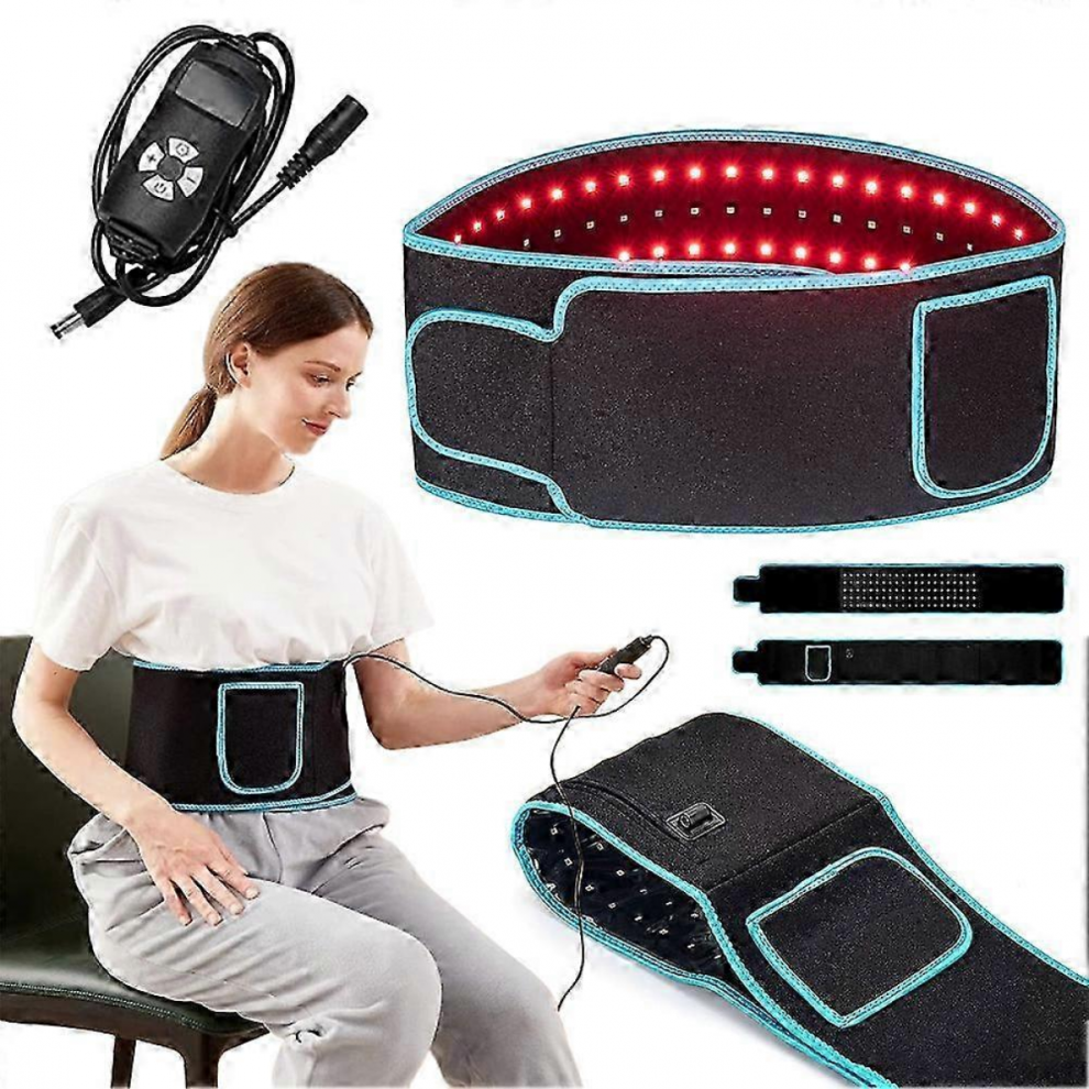 Red/Light Infra Therapy Belt, 650Nm-850Nm Infra Therapy Device For Pain Relief, Muscle Recovery Wellnessus Plug