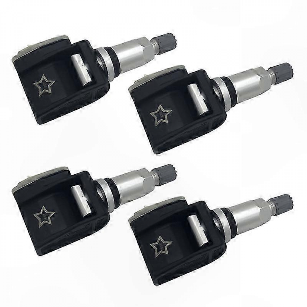 Black 4-Pack Tpms Sensors For G30 G31 G38 F90 G32 G11 Models4pcs