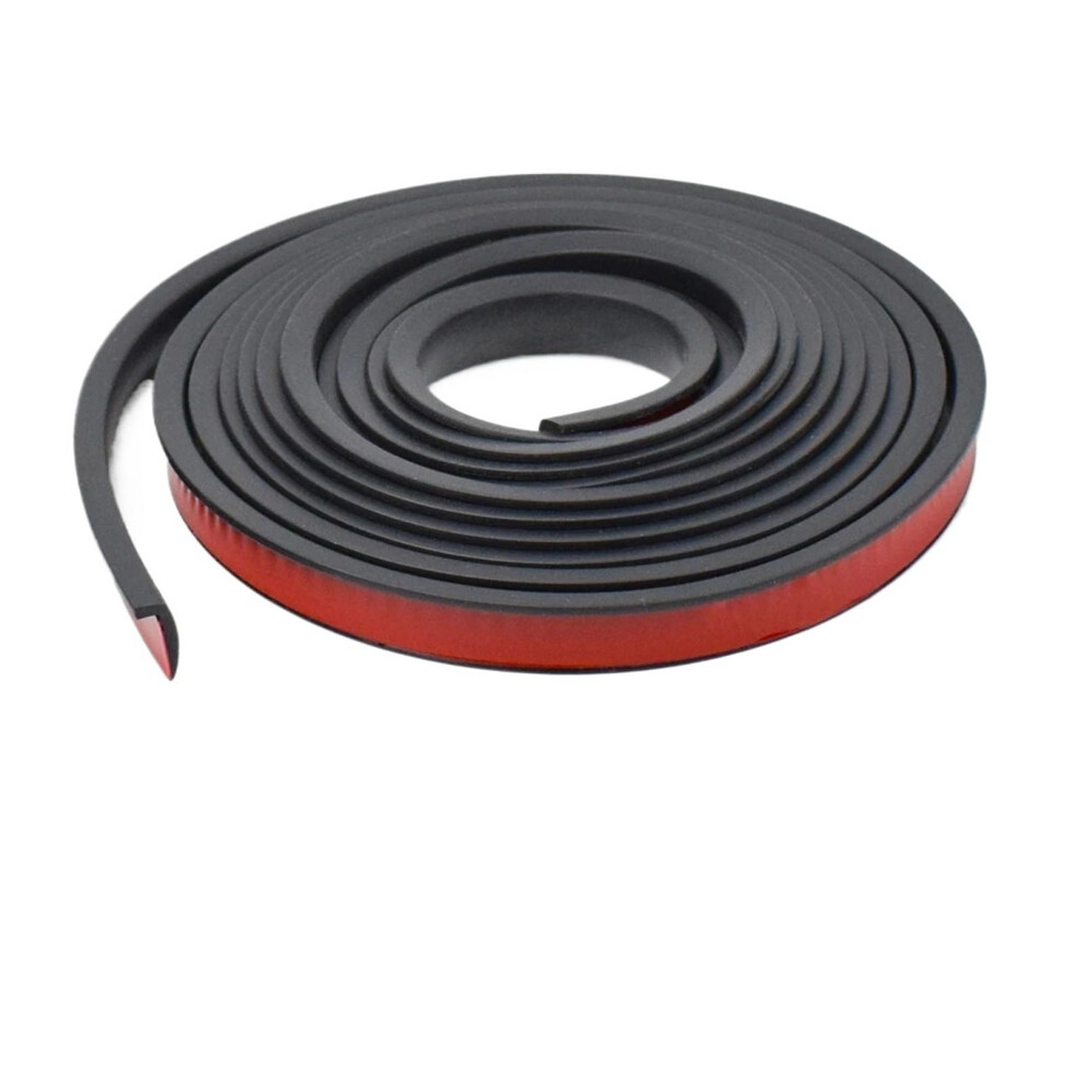 Car Mudflaps For Fender Arches Wing Extenders Mudguard Wheel Lip Eyebrow Protector Rubber Seal Strip Width 1.4Cm 9016109045980