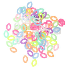 300 pcs colorful necklace chains handmade charm accessories