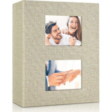 Photo album slip-in album, linen photo album slip-in albums 100 pages
