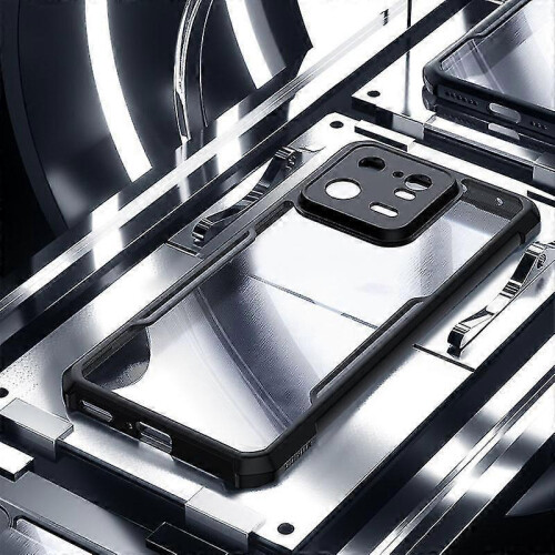 Shockproof Black Transparent Case Compatible with Xiaomi 13 5g Smartphone 2