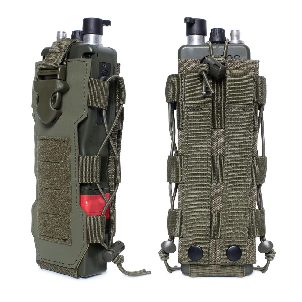 Laser Cut Design Molle Radio Pouch Holder 40 Oz Water Bottle Holder Molle Adjustable Bottle Pouch Black Green Coyote Tan-image-OPC-PKQJR2Y-NEW
