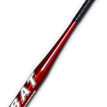 (Red, 62cm) 62cm Aluminium Baseball Bat Bar Stick Metal Waterproof Anti Slip Handle Light Long Large for Training Practise
