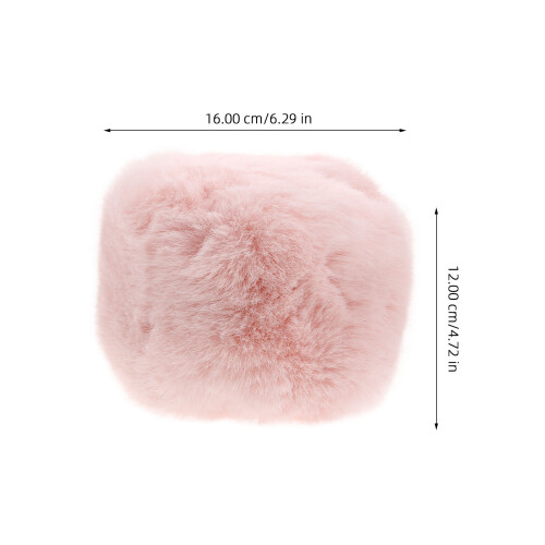 mikrofon-abdeckung mit fell-pop-filter für kondensatormikrofone pink 2