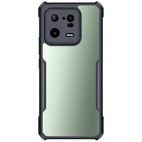 Shockproof Black Transparent Case Compatible with Xiaomi 13 5g Smartphone