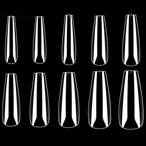 500PCS False Nails Ballerina Coffin Long Artificial Nails Acrylic 2
