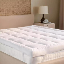 (DOUBLE) Extra Thick Mattress Topper 10cm Deep Hotel Quality Thickness With Elasticized CornersSoft & Comfy Box Stitched Hotel Quality Breathable Noi