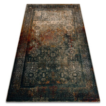 Wool carpet OMEGA MAMLUK Rosette vintage emerald 200x300 cm
