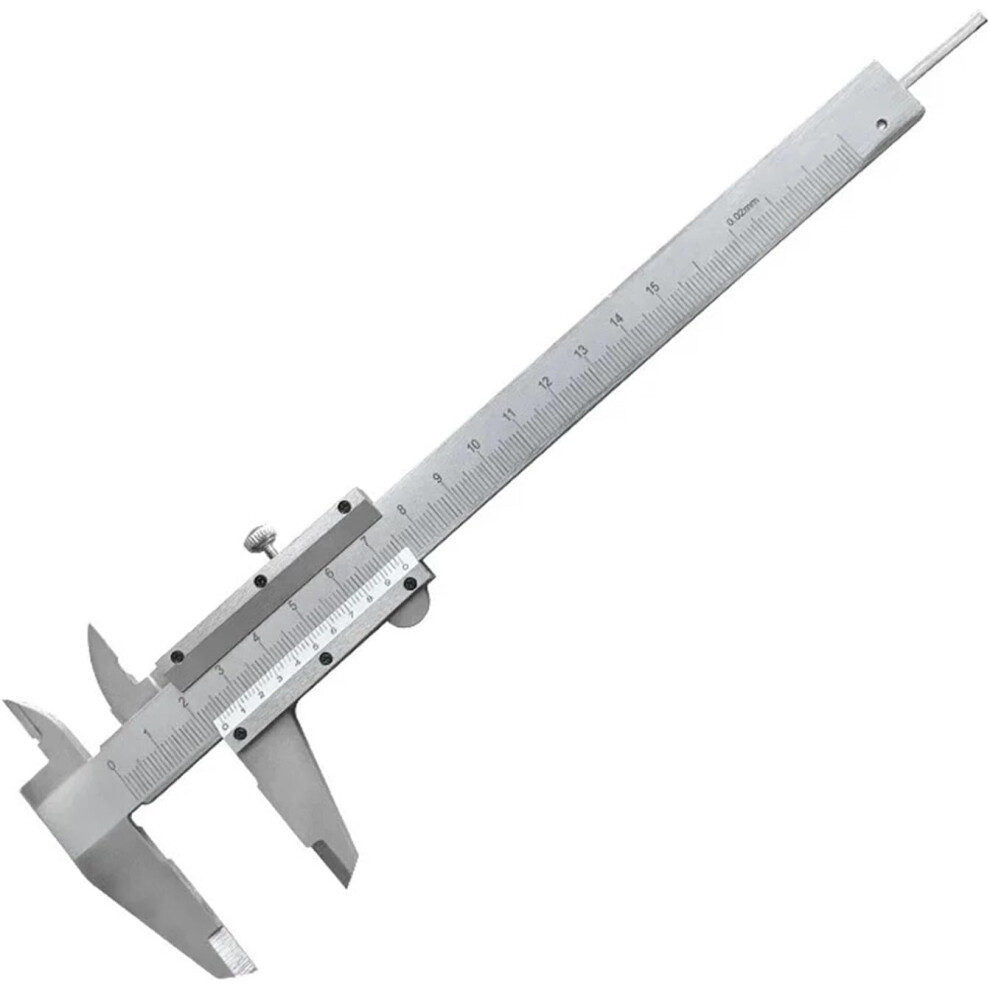 Vernier Caliper 6 Inch / 150Mm Metal Caliper, 0-150Mm Range, 0.05Mm (0.008In) Resolution, Measuring Tools 9354506897062