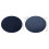 Matta SOFTY circle plain, one colour mörkblå cirkel 120 cm 2