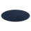 Matta SOFTY circle plain, one colour mörkblå cirkel 120 cm 4
