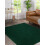 Carpet SOFTY plain, one colour forest green 80x150 cm 5