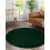 Carpet SOFTY circle plain, one colour forest green circle 150 cm 5