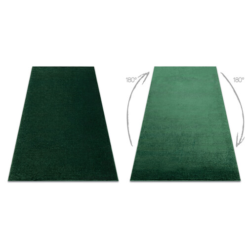 Carpet SOFTY plain, one colour forest green 80x150 cm 1