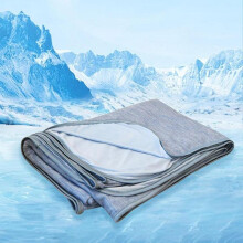 (Dusty Blue, 200X220cm/78.74X86.61inch) Cooling Quilt, 1 Count Soft Breathable Comfortable Cooling Blanket, Bedding Supplies for Home Bedroom Dormitory Camping