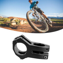Short MTB Bike Stem 31.8mm Aluminum Alloy 45x31.8mm Black