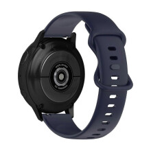 Strap for Galaxy Watch Active 2 Smooth Silicone Navy