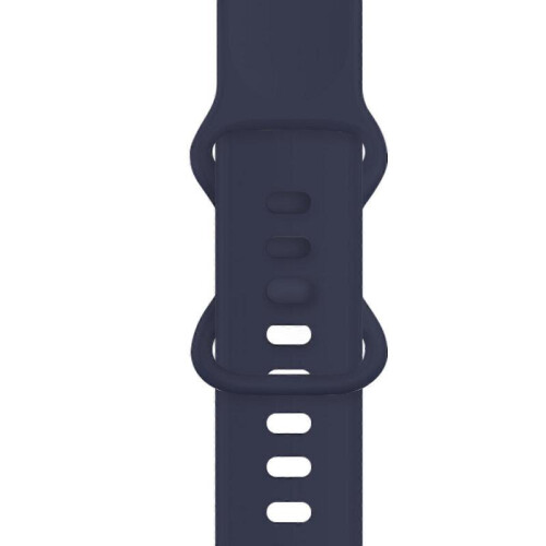 Strap for Galaxy Watch Active 2 Smooth Silicone Navy 2