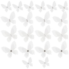20 . Organza Motyle Transfer Dziewiarski Patch Akcesoria do Odzieży