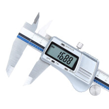 Electronic Digital Vernier Caliper Stainless Steel 0-200-300mm Range White Body High Precision