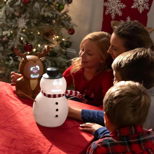 Sprechender Animierter Blink-Schneemann Mit Integrierter Projektorlampe 2