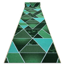 Runner, anti-slip TRIANGLES, gum green 100cm 100x740 cm