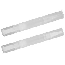 2 unidades de canetas para óleo de cutículas e gloss labial vazios