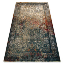 Wool carpet SUPERIOR MAMLUK oriental vintage emerald 170x235 cm