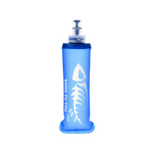 Co-Llapsible Drinking Flask TPU Soft Water Bottle 250ML Foldable Running Bottle for Hiking Cycling