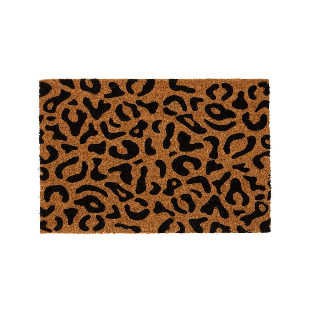 (Default) Nicola Spring Coir Door Mat - 60 X 40Cm - Leopard 5071832452591