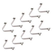 Pool Spring Clips 10-Piece Set for Pool Net Accessories, Stainless Steel Clamp Pins, Replacement Parts, Easy Assembly