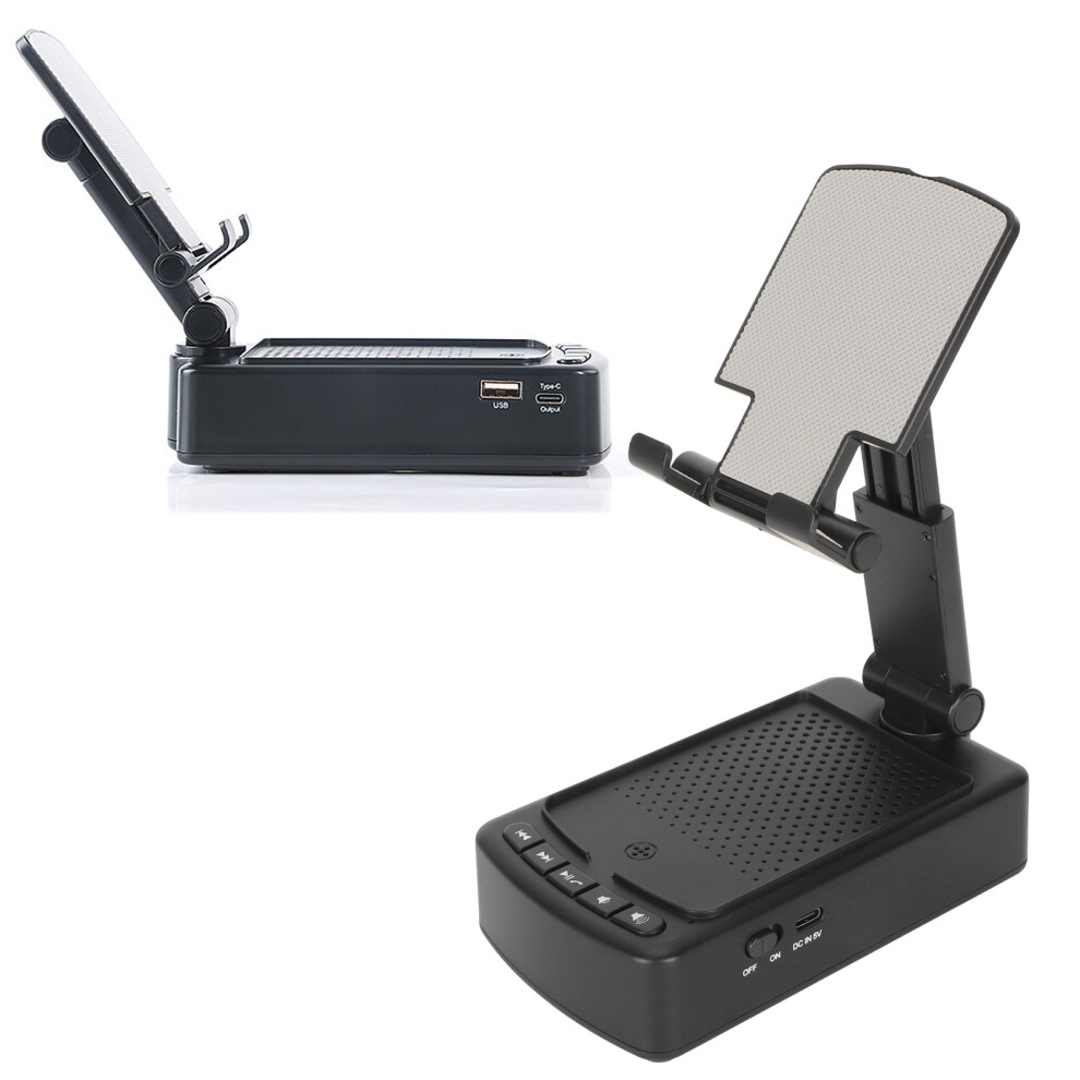 F28 Cell Phone Stand with 5W Speaker, 5000mAh, 152x86x56mm-image-OPC-PKQKGT9-NEW