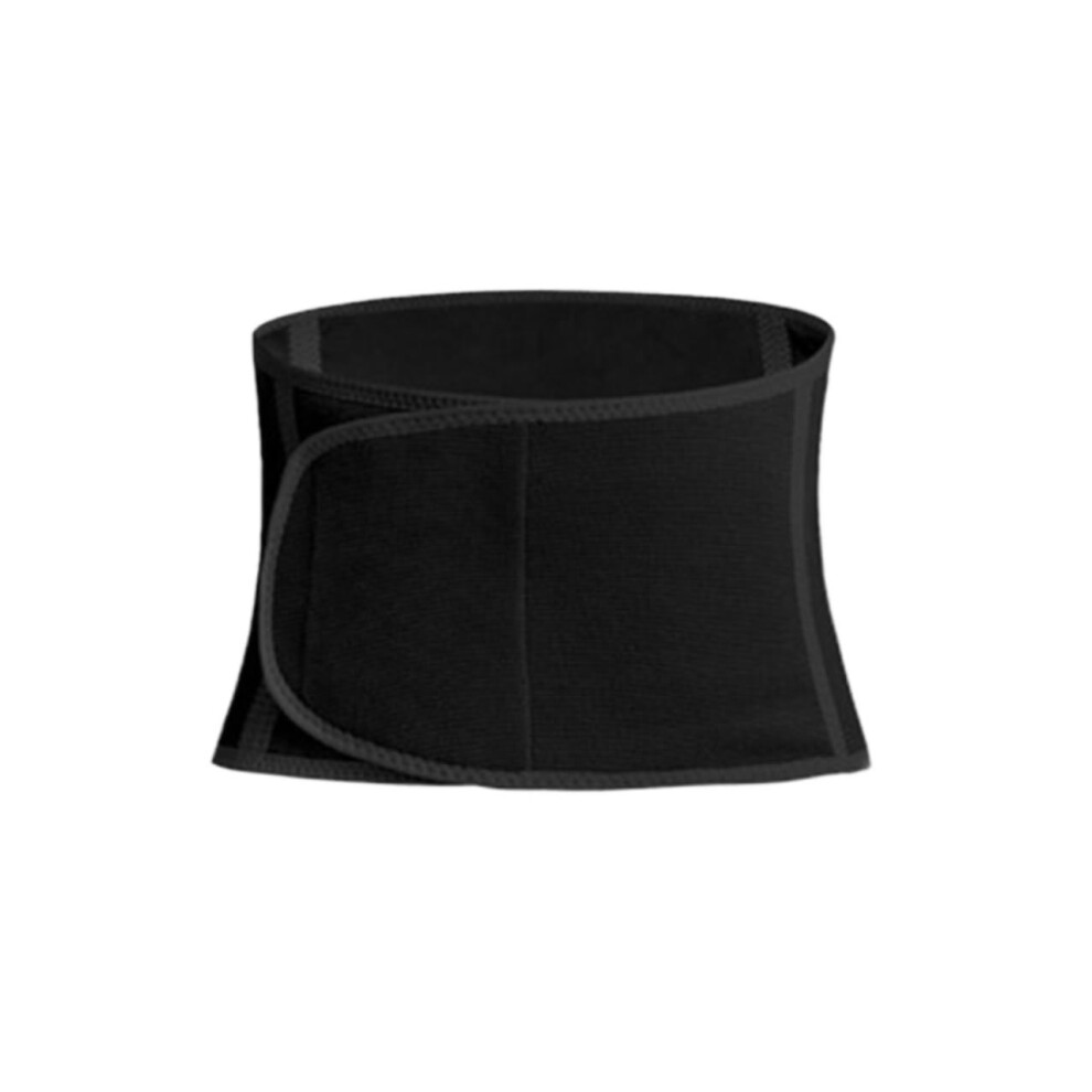 Black Lumbar Support Belt Size M Back Brace, Waist Warmer, Kidney Belt, Belly Protector