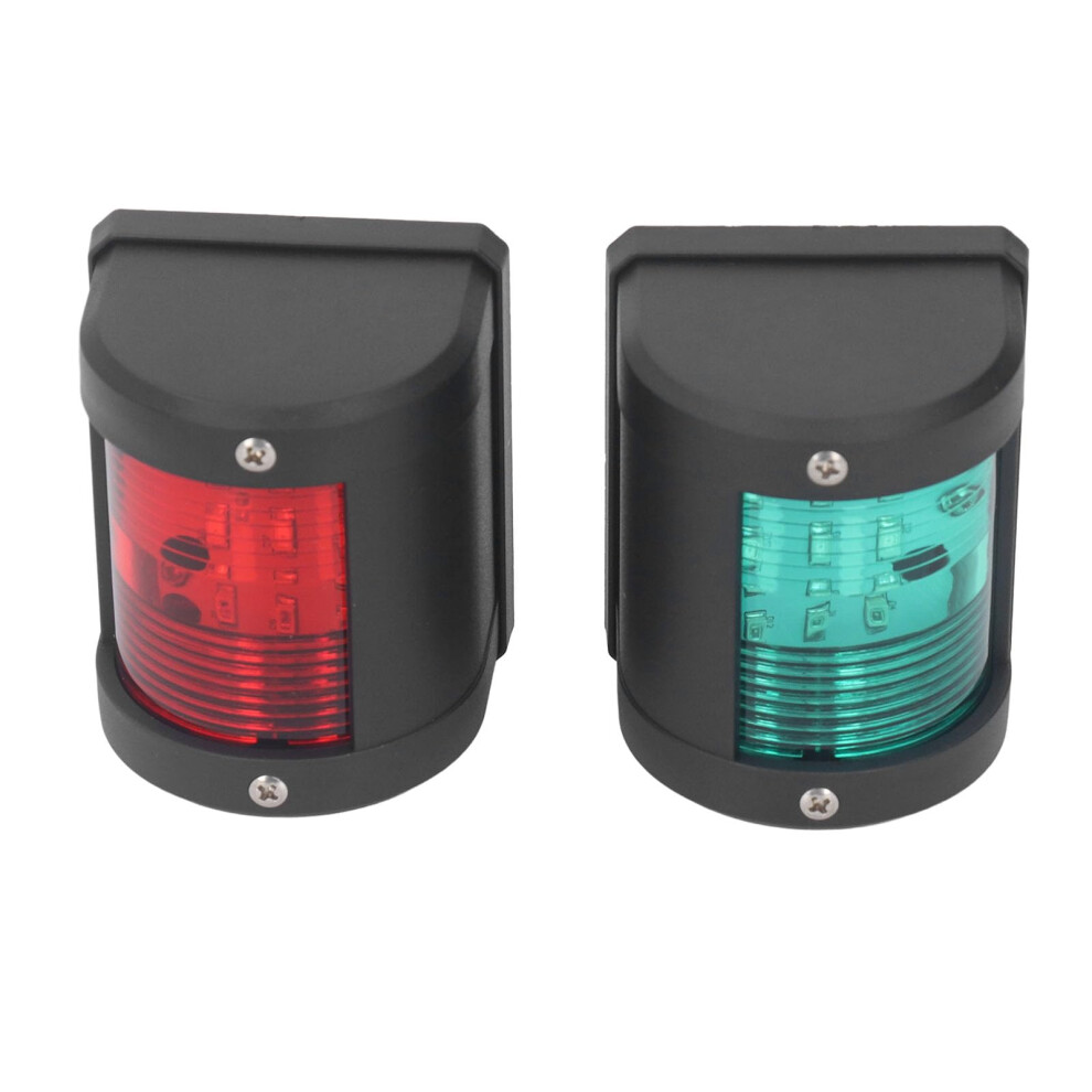 Led Navigation 2Pcs Side 112.5 Degree Beam Ip54 2Nm 12V 24V Dc Starboard Red Port For Marine Vessels Light/Green 9393856933730