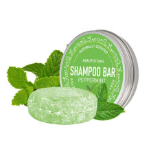 60g Green Mint Shampoo: Reduces frizz and makes hair smoother.