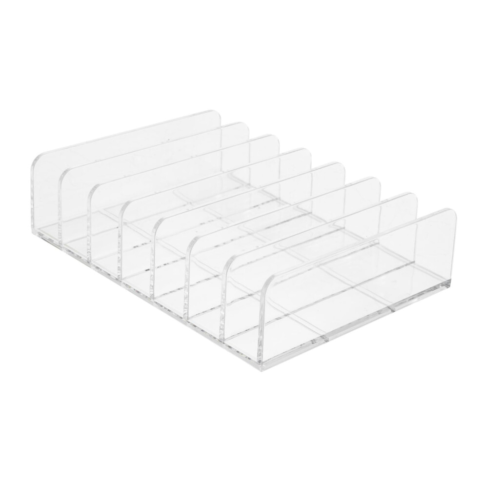 Eyeshadow Organizer Transparent Makeup Container Vanity Organizer Pressed Powder Lipstick Nail Polish 17x12.5cm