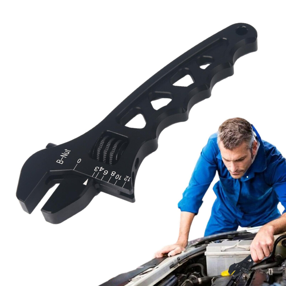 Garden Hose Wrench 3An-12An Fittings Oil Hose Wrench Lightweight Car Fitting Tool For Automotive Hose End Black 9016109049179