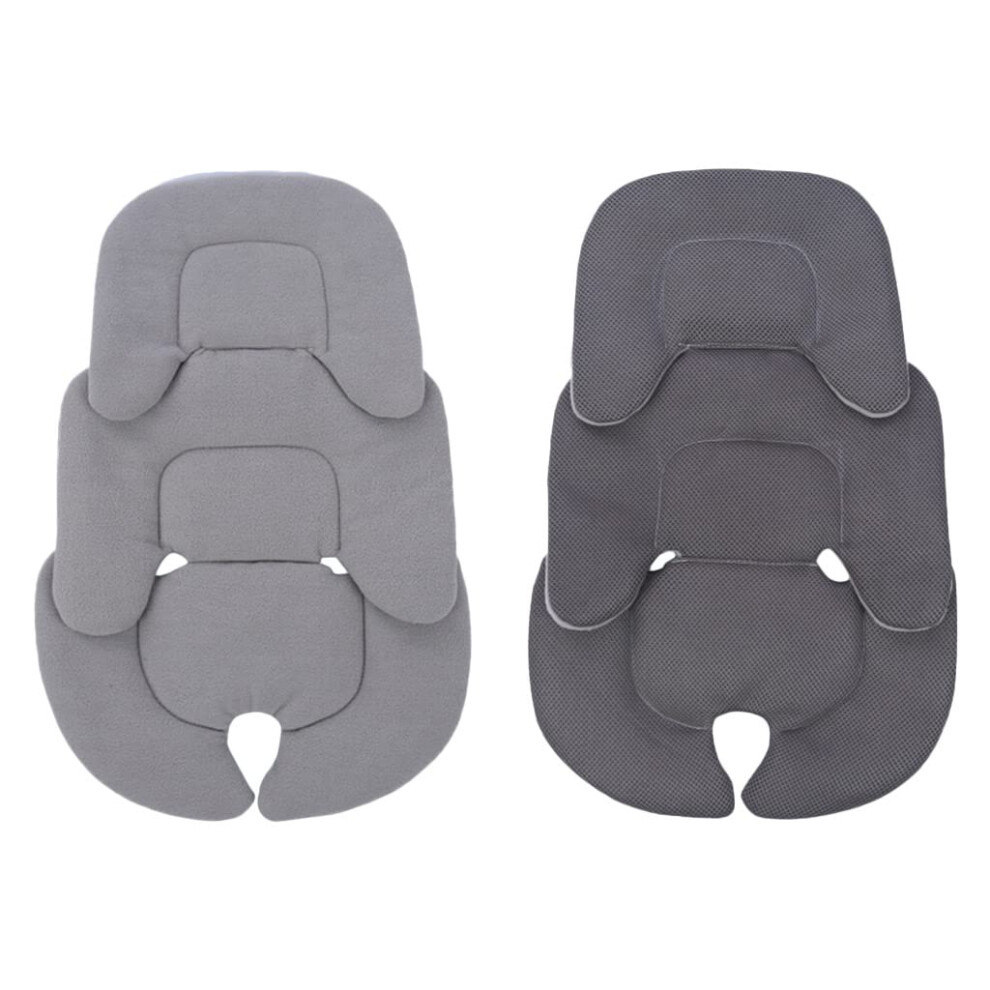 Seat Cushion For Baby Stroller And Infant Car Seat Insert, Head And Body Support Pillow, Universal Fit, Cotton Cover