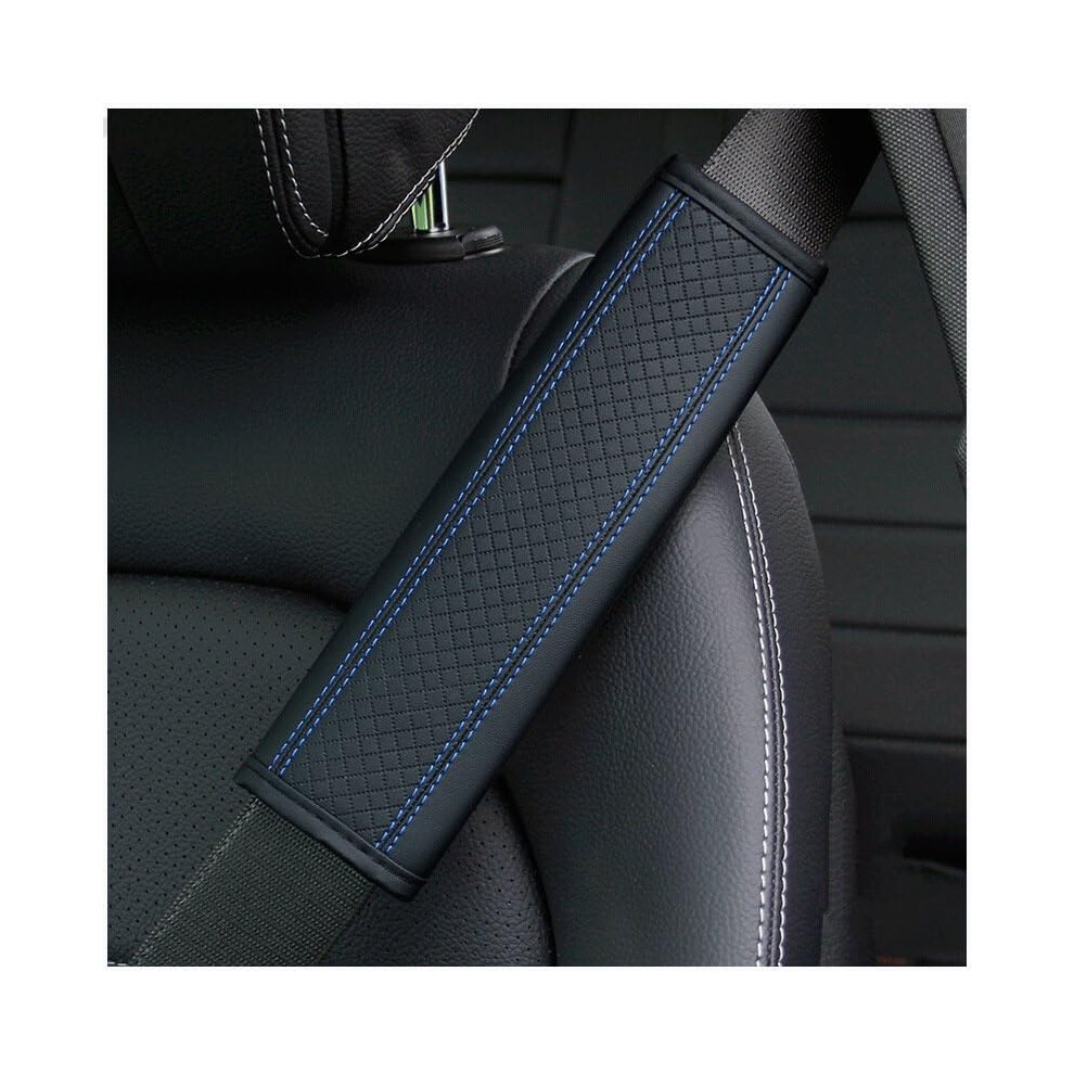 Seat Belt Pad Pu Leather Shoulder Cover Breathable Safety Belt Pad Car Accessories Color E Universal Fit 9354506899677