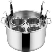 Pasta Pots Cooker Set With Insert Strainer Basket, Stockpots Set, Home Kitchen And Restaurant Steamer Pot
