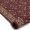 PASSATOIA GOMMATA BIDJAR bordo 100cm 100x400 cm 2